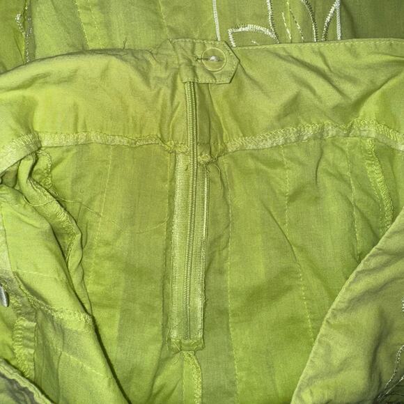 Coldwater Creek Women M Pleated Skirt Embroidered Peasant Cottagecore Dainty - Picture 6 of 10